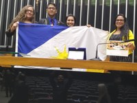  Jovem Riosonense Lucas Glória representa o estado do Tocantins em Brasilia.